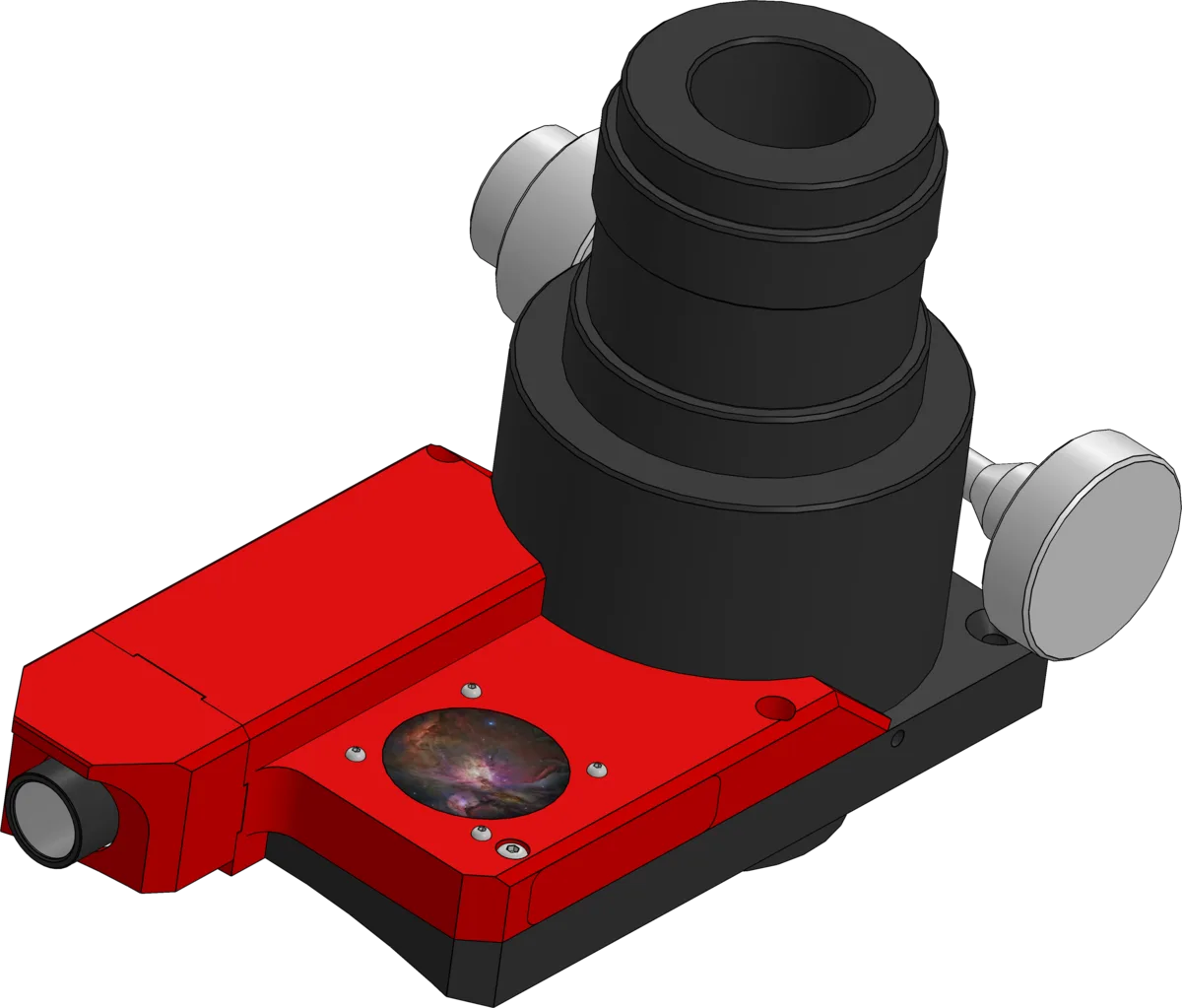 Astroid eFinder camera with mounting bracket